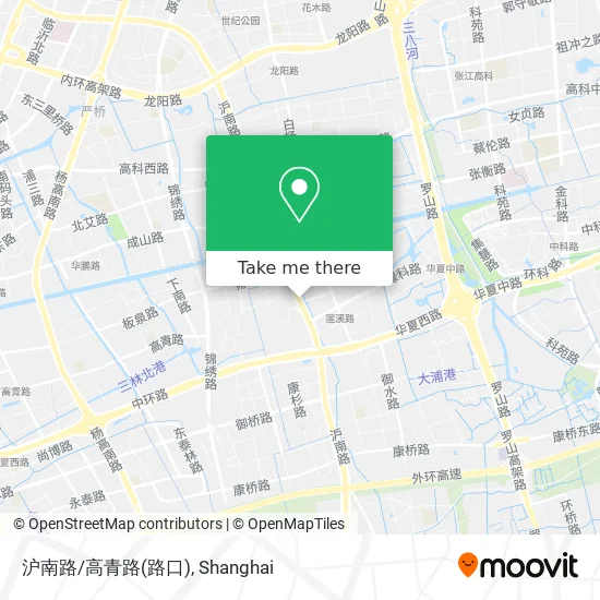 沪南路/高青路(路口) map
