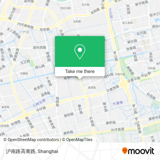 沪南路高青路 map