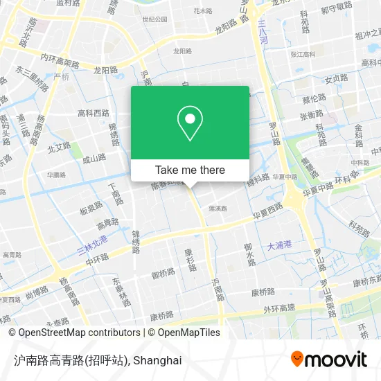 沪南路高青路(招呼站) map
