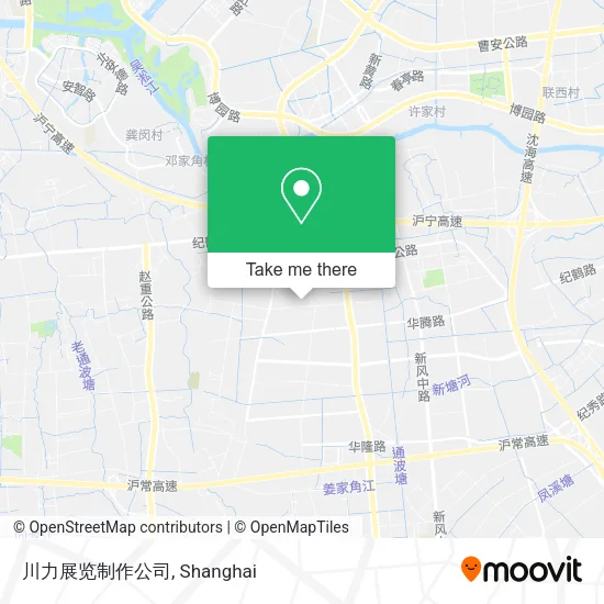川力展览制作公司 map