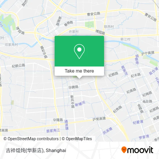 吉祥馄饨(华新店) map