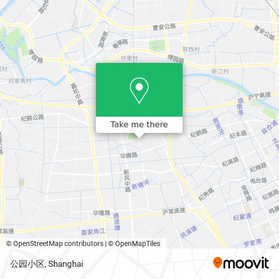 公园小区 map