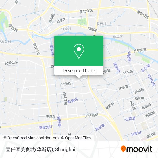 壹仟客美食城(华新店) map