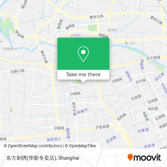 东方刺绣(华新专卖店) map