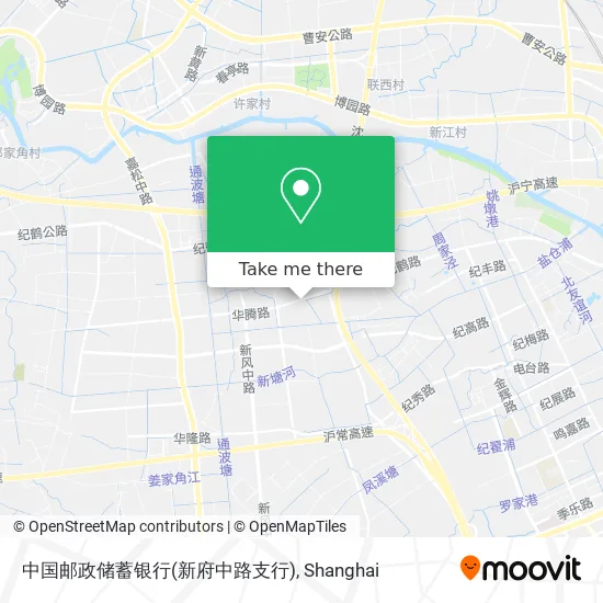 中国邮政储蓄银行(新府中路支行) map