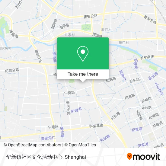 华新镇社区文化活动中心 map