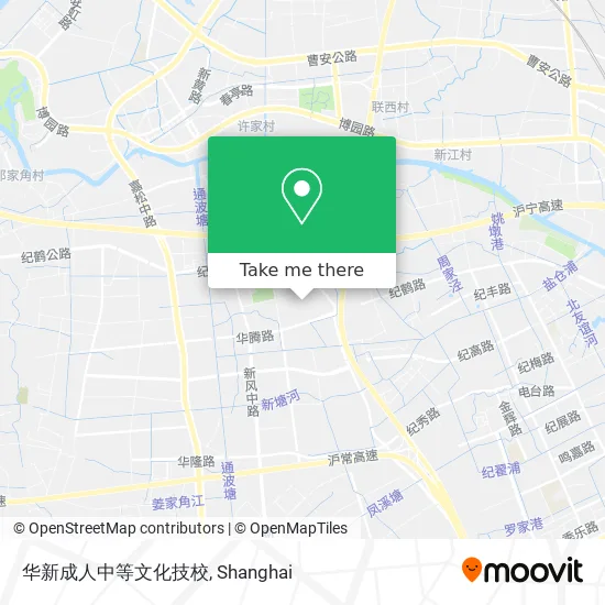 华新成人中等文化技校 map