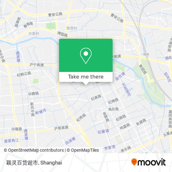 颖灵百货超市 map
