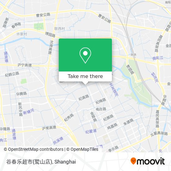 谷春乐超市(鹫山店) map