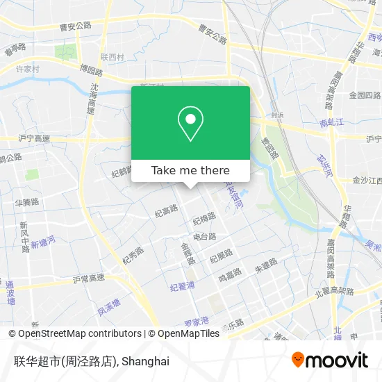 联华超市(周泾路店) map