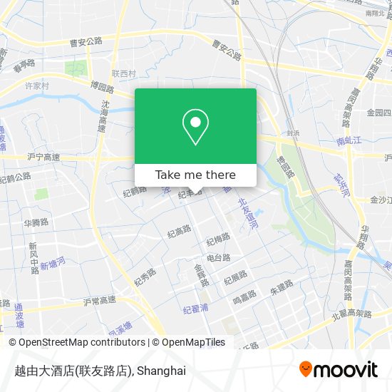 越由大酒店(联友路店) map