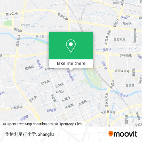 华博利星行小学 map