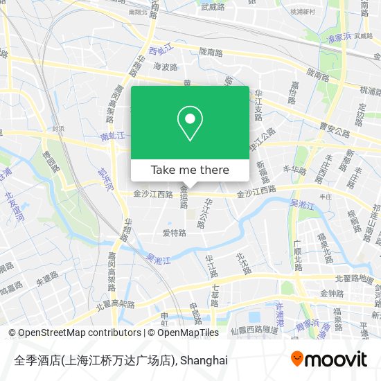 全季酒店(上海江桥万达广场店) map