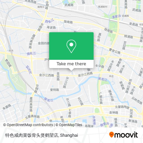 特色咸肉菜饭骨头煲鹤望店 map