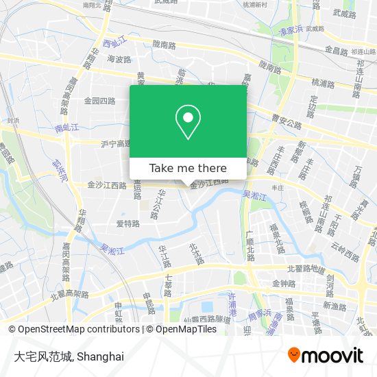 大宅风范城 map