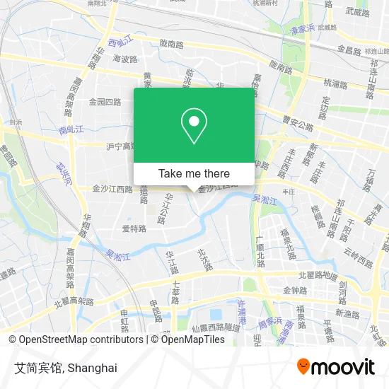 艾简宾馆 map