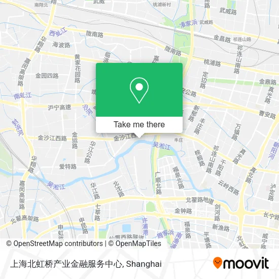 上海北虹桥产业金融服务中心 map