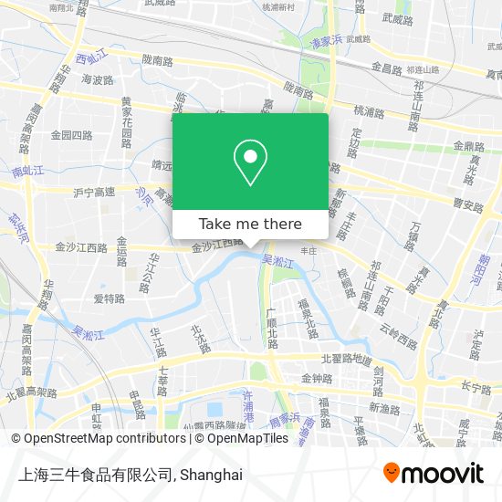 上海三牛食品有限公司 map