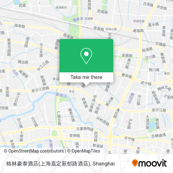 格林豪泰酒店(上海嘉定新郁路酒店) map