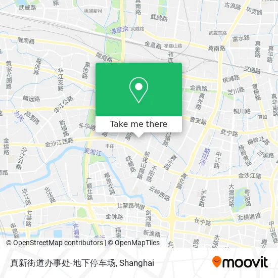 真新街道办事处-地下停车场 map