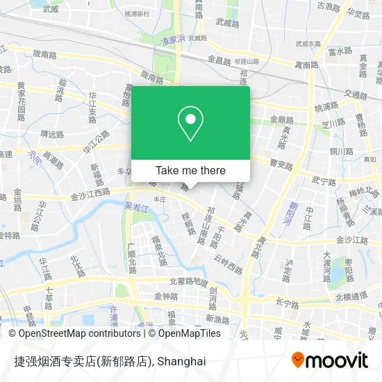 捷强烟酒专卖店(新郁路店) map