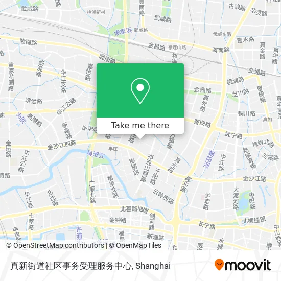 真新街道社区事务受理服务中心 map