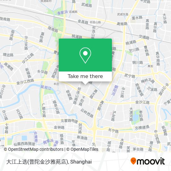 大江上选(普陀金沙雅苑店) map