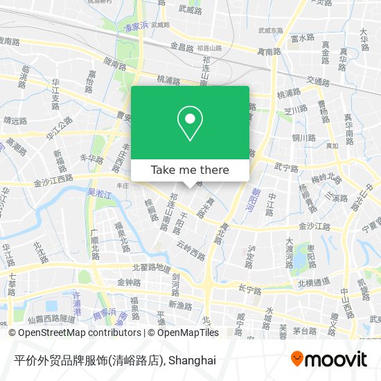 平价外贸品牌服饰(清峪路店) map
