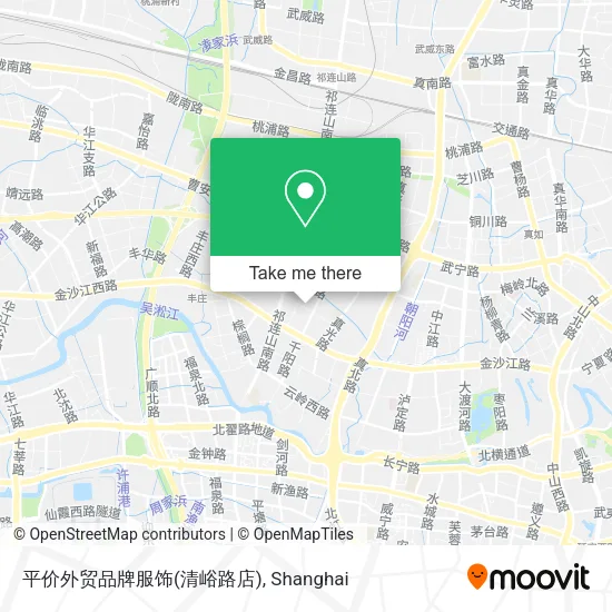 平价外贸品牌服饰(清峪路店) map