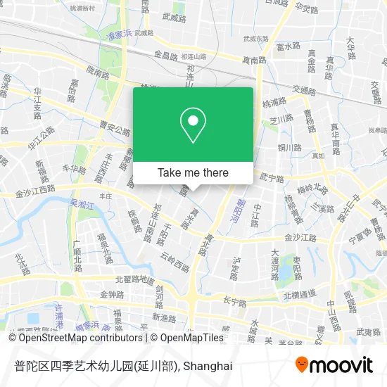 普陀区四季艺术幼儿园(延川部) map