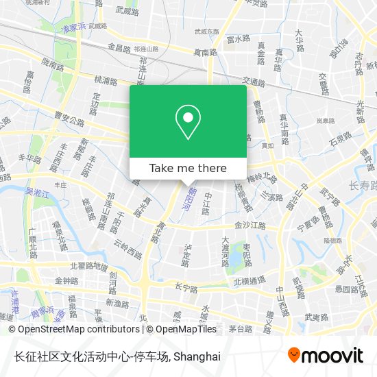 长征社区文化活动中心-停车场 map