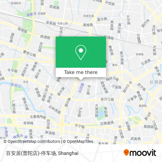 百安居(普陀店)-停车场 map