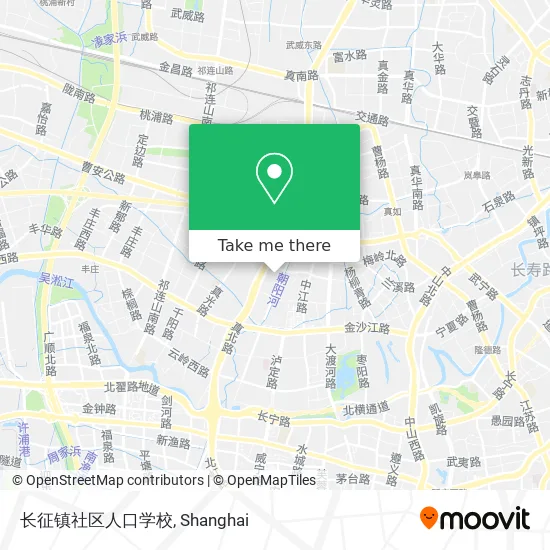 长征镇社区人口学校 map