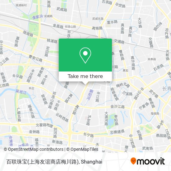 百联珠宝(上海友谊商店梅川路) map