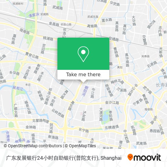 广东发展银行24小时自助银行(普陀支行) map