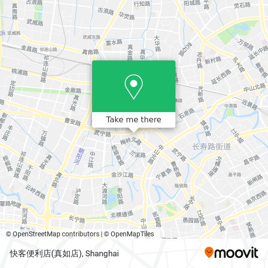 快客便利店(真如店) map