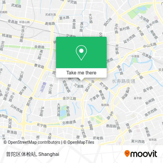 普陀区体检站 map