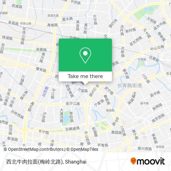 西北牛肉拉面(梅岭北路) map