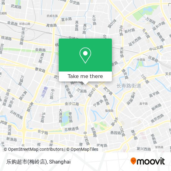 乐购超市(梅岭店) map
