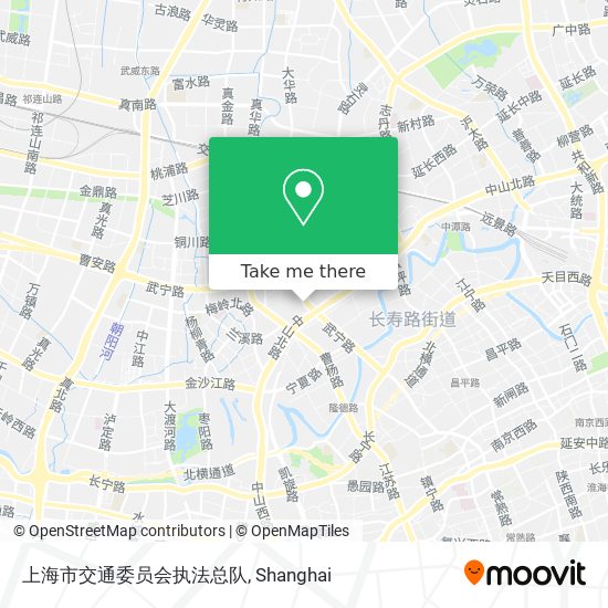 上海市交通委员会执法总队 map