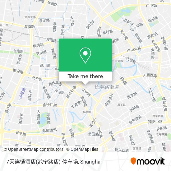 7天连锁酒店(武宁路店)-停车场 map