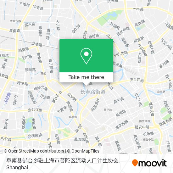 阜南县郜台乡驻上海市普陀区流动人口计生协会 map