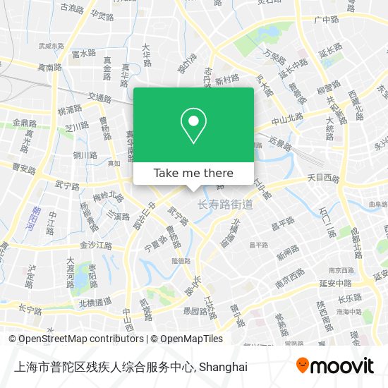 上海市普陀区残疾人综合服务中心 map