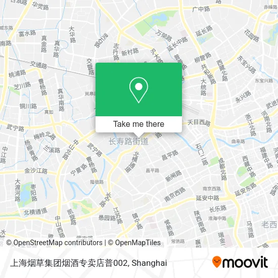 上海烟草集团烟酒专卖店普002 map