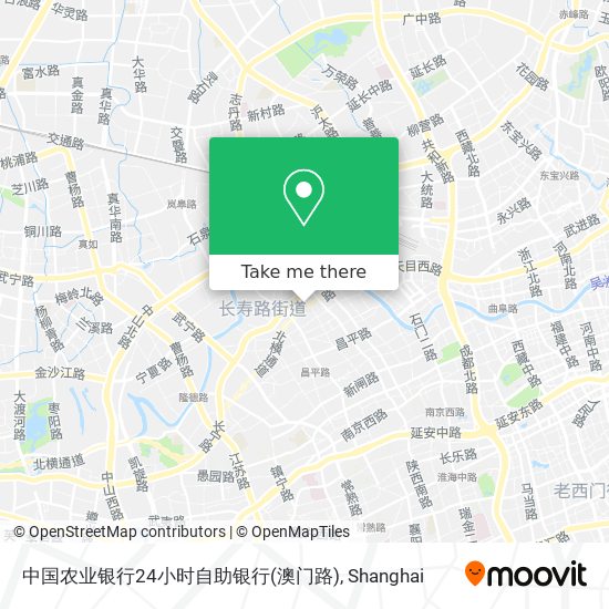 中国农业银行24小时自助银行(澳门路) map