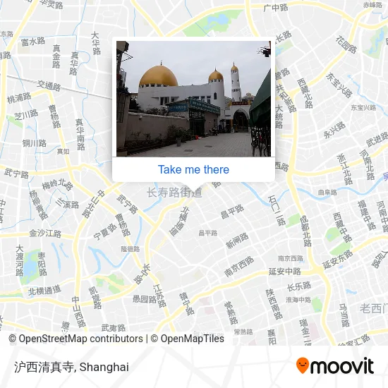 沪西清真寺 map