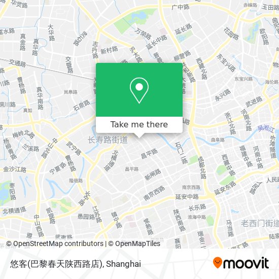 悠客(巴黎春天陕西路店) map