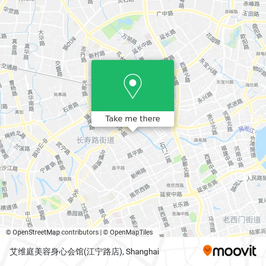 艾维庭美容身心会馆(江宁路店) map