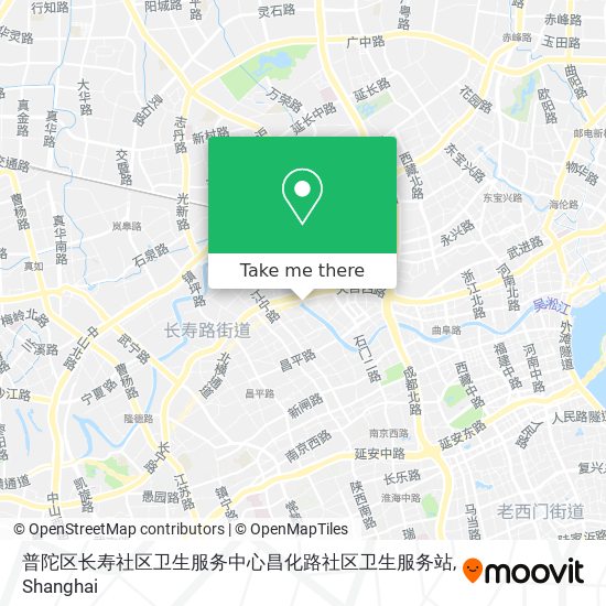 普陀区长寿社区卫生服务中心昌化路社区卫生服务站 map
