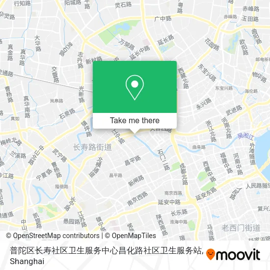 普陀区长寿社区卫生服务中心昌化路社区卫生服务站 map